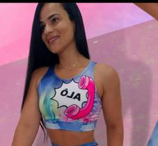 Top feminino chantilly alô Top feminino chantilly alô