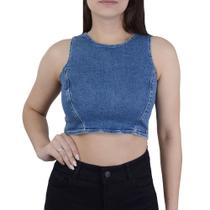 Top Feminino Consciência Jeans Regata - 23101