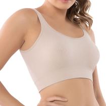 Top Feminino Del Rio Sem Costura Canelado Top Feminino Del Rio Sem Costura Canelado