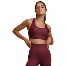 Top Feminino Eterno Shine Nadador Vermelho Tinto Alto Giro Tamanho:G