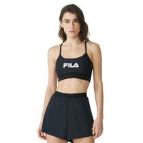 Top Feminino Fila Train Elastic Vi Preto/Branco Top Feminino Fila Train Elastic Vi Preto/Branco