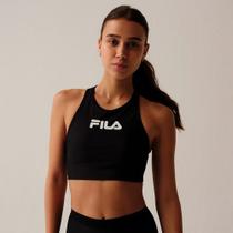 Top Feminino Fila Train Long Elastic Original Preto Flow