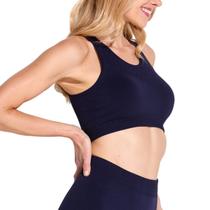 Top Feminino Fitness Nadador Trifil Sem Costura Poliamida