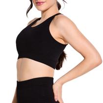 Top Feminino Fitness Nadador Trifil Sem Costura Poliamida