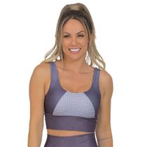 Top Feminino Fitness Xtreme Prata Top Feminino Fitness Xtreme Prata
