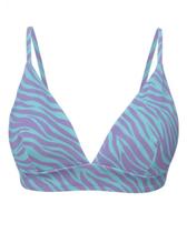 Top feminino fixo largo estampa zebra verde fps50+ she ref:371.26
