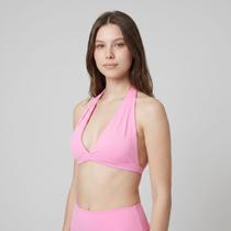 Top Feminino Frente Única UV50 Academia Poliamida Patra Cor:Pink LemonadeTamanho:G Top Feminino Frente Única UV50 Academia Poliamida Patra Cor:Pink LemonadeTamanho:G