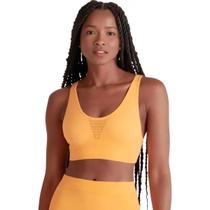 Top Feminino Lupo Attack II Sem Costura Alta Sustentação, Alças Largas e Sem Bojo para Academia