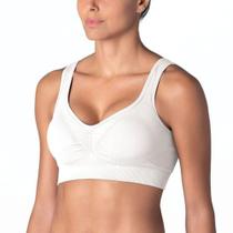Top Feminino Lupo Basic Sem Costura com Bojo Branco - 71843 Top Feminino Lupo Basic Sem Costura com Bojo Branco - 71843