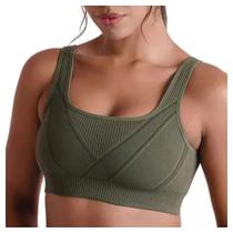 Top Feminino Lupo Sport Max II Verde Militar - 71926 Top Feminino Lupo Sport Max II Verde Militar - 71926