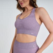 Top Feminino Marcio May Sports Firenze Rosa Mescla Top Feminino Marcio May Sports Firenze Rosa Mescla
