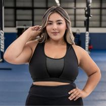 Top Feminino Plus Size Academia Alça Nadador Reforçado Com Forro Recotes Dryfit Respirável Top Feminino Plus Size Academia Alça Nadador Reforçado Com Forro Recotes Dryfit Respirável