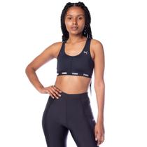 Top Feminino Puma Nadador com Bojo Preto Top Feminino Puma Nadador com Bojo Preto