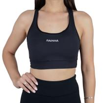 Top Feminino Rainha Cross Nadador Preto - 442400