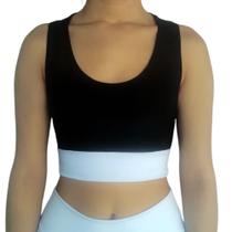 Top Feminino Regata Justo Barra Suplex Pp Plus ao Size bc