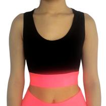 Top Feminino Regata Justo Barra Suplex Pp Plus ao Size bc