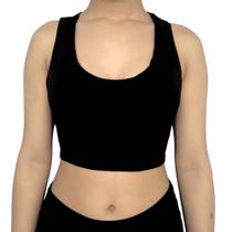Top Feminino Regata Justo Liso Suplex Pp ao Plus Size