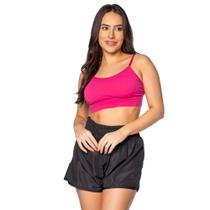 Top Feminino Sea Surf Tiras Finas Rosa