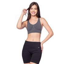 Top Feminino Selene Mesclado Preto