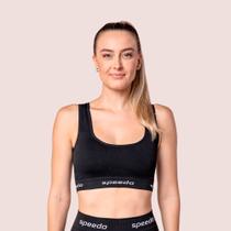 Top Feminino Speedo Canelado Ideal Para Exercícios Top Feminino Speedo Canelado Ideal Para Exercícios