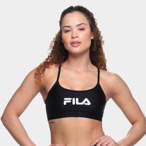 Top Fila Alça Train Elastic V Feminino