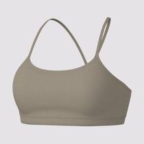 Top Fila Life Feminino Marrom Claro