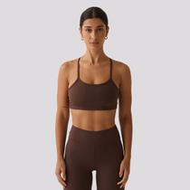 Top Fila Life Feminino Marrom