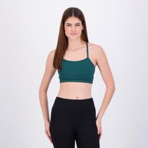 Top Fila Life Feminino Verde e Branco
