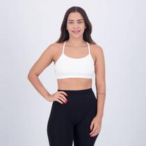 Top Fila Life II Feminino Branco e Marinho