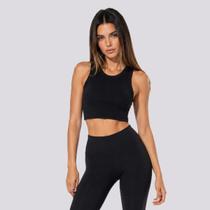 Top Fila Life Ribbed III Feminino Preto