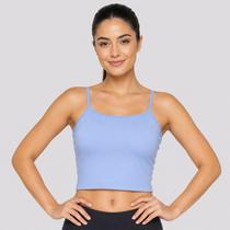 Top Fila Long Life Feminino Azul Top Fila Long Life Feminino Azul