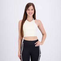 Top Fila Match Ao Feminino Creme Claro