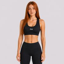 Top Fila Nadador Essential Bojo Feminino Preto Top Fila Nadador Essential Bojo Feminino Preto