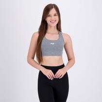 Top Fila Nadador Essentials Feminino Cinza Top Fila Nadador Essentials Feminino Cinza