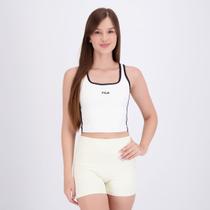 Top Fila Slim Line Tennis Sports Club Feminino Branco