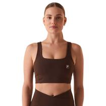 Top Fila Touch Gym Feminino Marrom