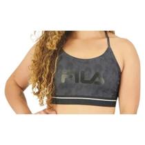 Top fila train elastic ii-preto/preto
