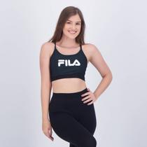 Top Fila Train Elastic IIII Feminino Preto