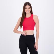 Top Fila Train Long Elastic II Feminino Vermelho