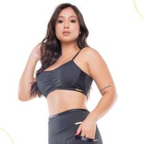 Top Fitness Academia Feminino Alça Fina Com Bojo Removível