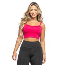 Top Fitness Alça Fina Academia Alcinha Sem Bojo Ginástica Dia a Dia + Scrunchie Unitária