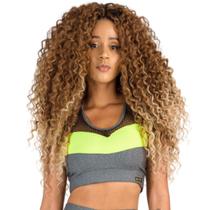 Top Fitness Arrastão Feminino Academia Esporte Catwalk Mescla com Verde