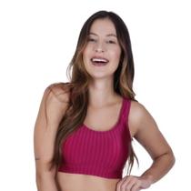 Top Fitness Bojo Removível 3D Cropped Academia - c7 TOP NICOLE