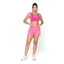 Top Fitness com Bojo Rosa G Basic+ Top Fitness com Bojo Rosa G Basic+