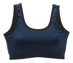 Top Fitness Dupla Face Azul Marinho TAM 48 Demillus