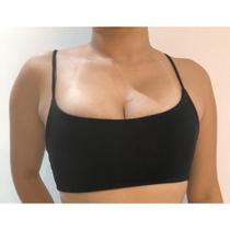 Top Fitness Duplo Alça Fina Suplex Poliamida Compressão Top Fitness Duplo Alça Fina Suplex Poliamida Compressão
