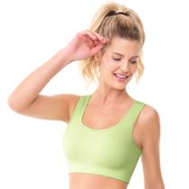 Top Fitness efeito Ribana com Bojo removível sem Costura Lima Fresh Zee Rucci