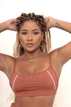 Top Fitness Eloa Tamanho:MCor:Marrom Top Fitness Eloa Tamanho:MCor:Marrom