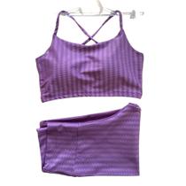 Top Fitness Feminino Athletic Shine com Bojo Removível