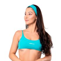 Top Fitness Feminino C/ Bojo Removível Roupas para Academia Turquesa